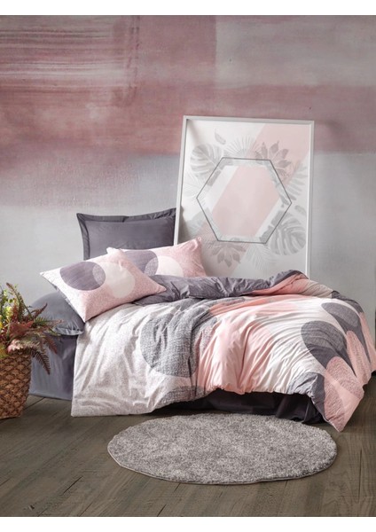 Cotton Box Çift Kişilik Nevresim Takımı Leron Gri fırsatları