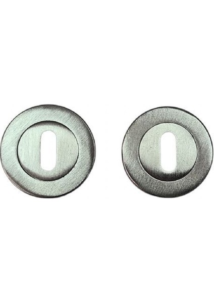 Kaliteli Saten Renkli Yuvarlak Rozetli Oda Kapı Kolu Alt Rozeti Takım Olarak