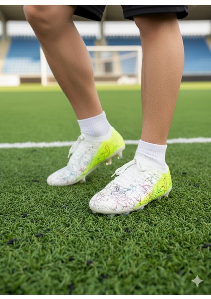 Yarı Prof. Hologram Taban Erkek Çocuk Çoraplı Super Mercury Krampon Ayakkabı fiyatları