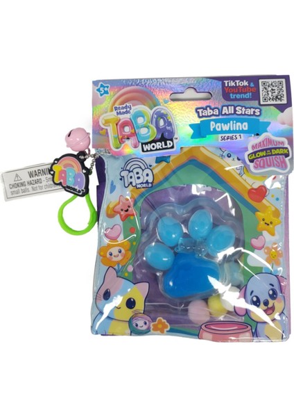 Taba World Pawlina Glow Paw Izli Squishy Oyuncak Seri 1 Pom Pomlu ve Anahtarlıklı fiyatları