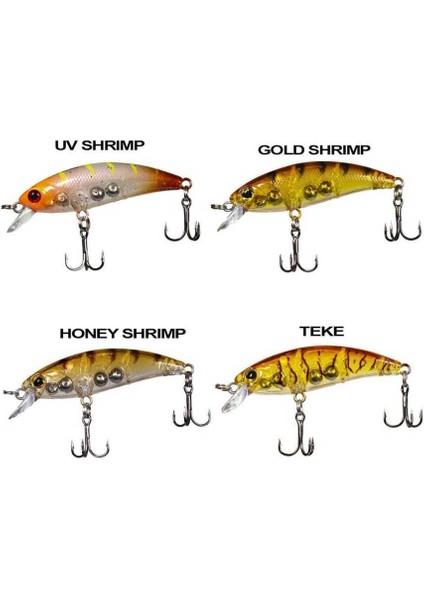 Baby Minnow 5 cm 4.5 gr Sinking Lrf Maket Yem modelleri