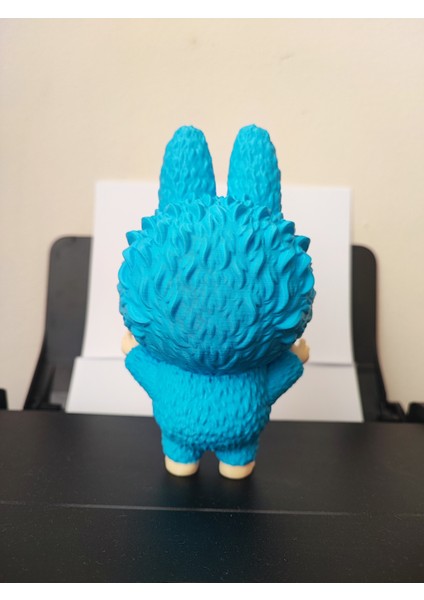 Özel Üretim Labubu Figür - Pla Malzeme - Dekoratif Masaüstü Süsü