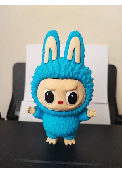 Özel Üretim Labubu Figür - Pla Malzeme - Dekoratif Masaüstü Süsü