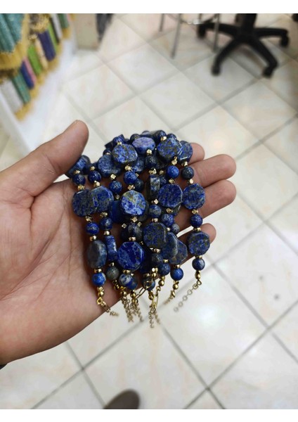 Lapis Lazuli Taşı Bileklik Dorika Bileklik Lapis Bileklik