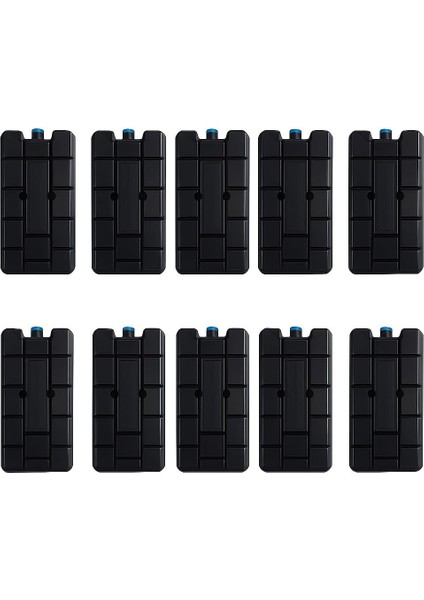 Tekrar Kullanılabilir 10’lu Jel Dolgulu Buz Aküsü, Gıda Soğutma Soğutma Jel Buz Aküsü 18X9.5X2CM 300 gr