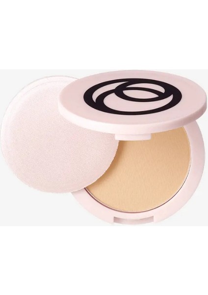 Oncolour Pürüzsüz ve Kremsi Doku Sunan Sıkıştırılmış Pudra-Medium Beige