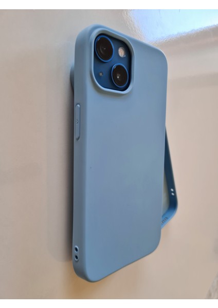 İphone 13 İle Uyumlu Logosuz Lansman Içi Kadife Esnek Silikon Kılıf fiyatları