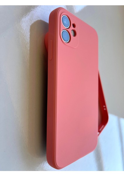 iPhone 11 Uyumlu Logosuz Köseli Kalıp 12 Görünümlü Lansman Içi Süet Silikon Kılıf fiyatları
