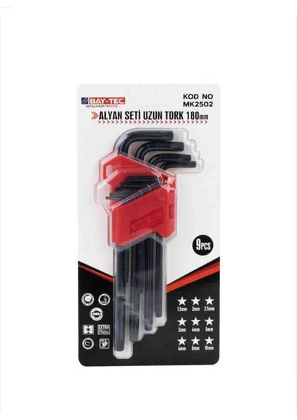 Alyan Seti Uzun Tork 9 Parça fiyatları