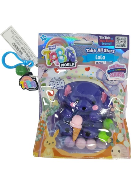 Taba World Lala Renk Değiştiren Tavşan Squishy Oyuncak Seri 1 Pom Pomlu fiyatları