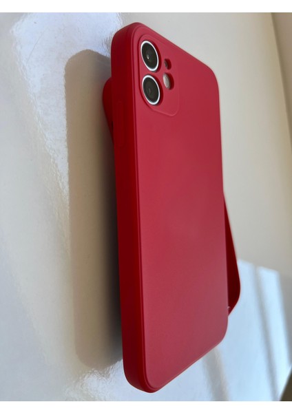 iPhone 11 Uyumlu Logosuz Köseli Kalıp 12 Görünümlü Lansman Içi Süet Silikon Kılıf fiyatları