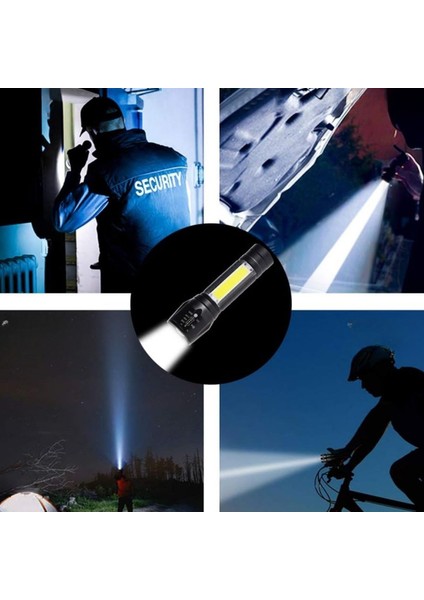 ® Kutulu Mini El Feneri - Taşınabilir LED Kamp ve Acil Durum El Lambası Plastik Gövde fırsatları