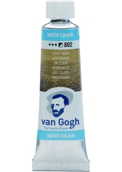 Van Gogh 10 Ml. Tüp Sulu Boya 802 Light Gold