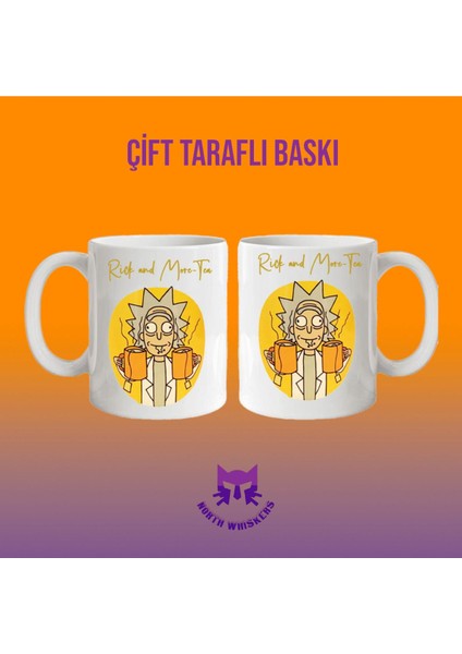 Rick And More-Tea Çift Taraflı Baskılı Kupa Badak 330 ml modelleri