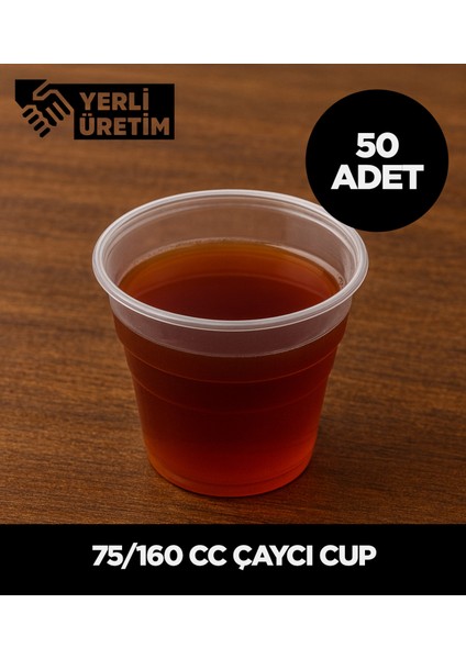 75/160 cc Çaycı Cup Pp 2,2 gr - 50 Adet