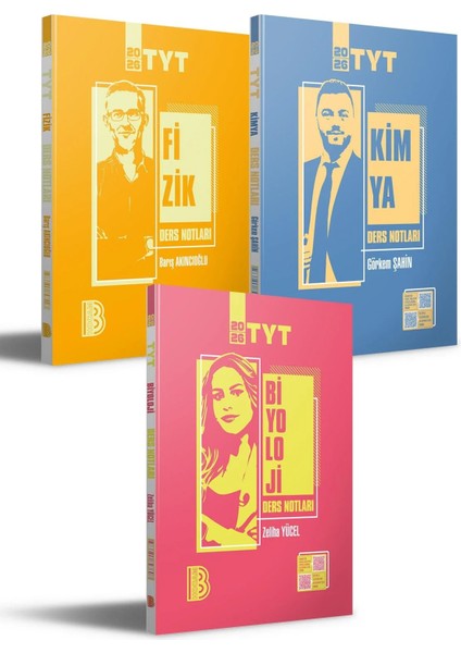 2026 Benim Hocam Tyt Fizik Kimya Biyoloji Ders Notları Seti Benim