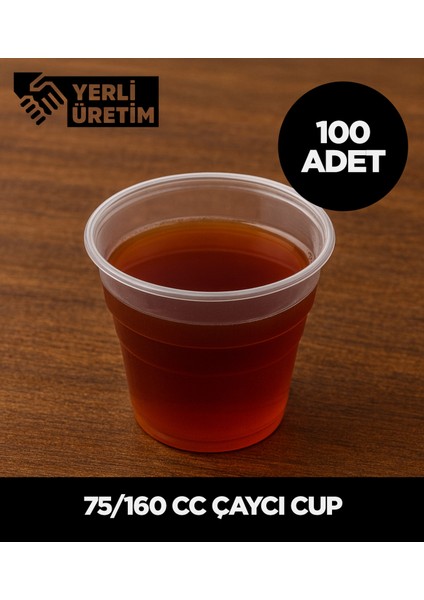 75/160 cc Çaycı Cup Pp 100 Adet
