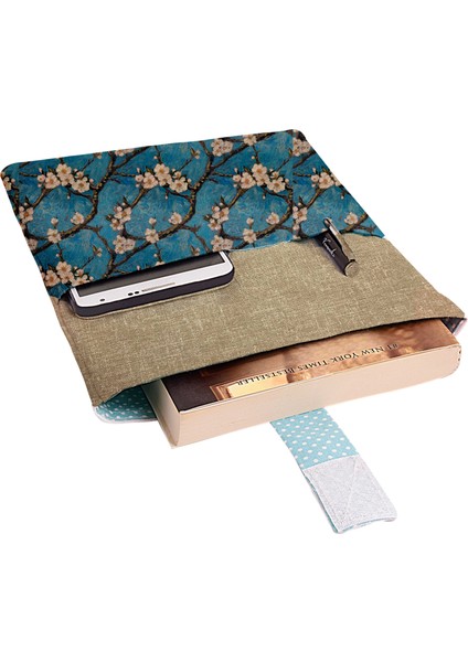 Desenli Yıkanabilir Cepli Kitap Kılıfı 20 x 25 cm Çok Amaçlı Çanta Book Cover PLNNEW2996 fiyatları