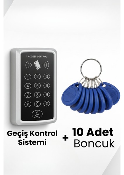 Rfıd Şifreli Kapı Kilidi Şifreli ve Kartlı Geçiş Sistemi Kartlı Geçiş Kontrol Sistemi 10 Boncuklu