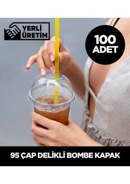 95 Çap Delikli Bombe Kapak – 100 Adet