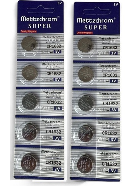 CR1632 3V Lityum Düğme Pil 5'li Paket