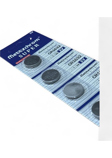 CR1632 3V Lityum Düğme Pil 5'li Paket fırsatları