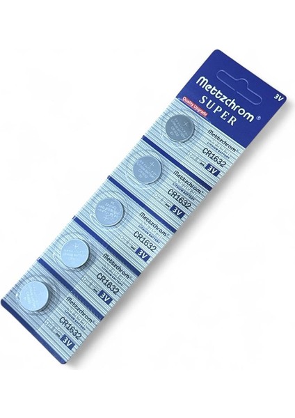 CR1632 3V Lityum Düğme Pil 5'li Paket indirimleri