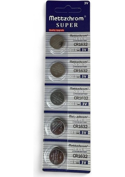 CR1632 3V Lityum Düğme Pil 5'li Paket