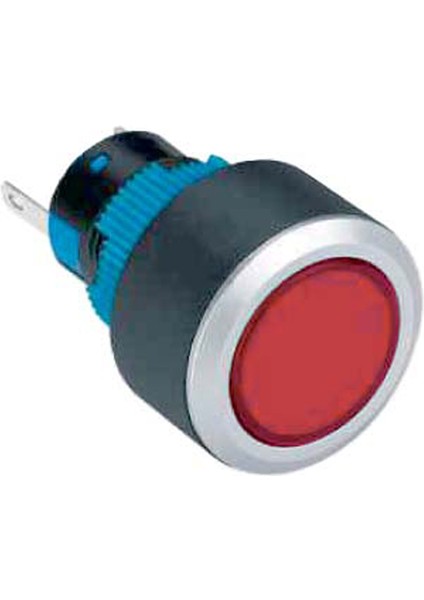 22MM Sinyal Lambası 2p LED Voltajı 10V~24V ve 220V Sarı