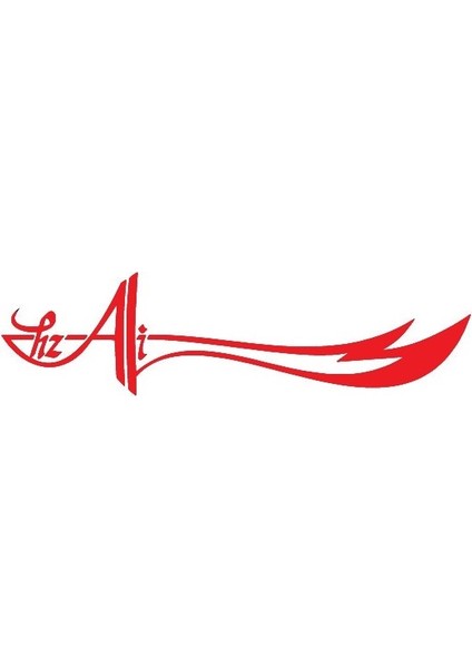 Zulfikar Kılıç Sticker 30 x 9 cm fiyatları