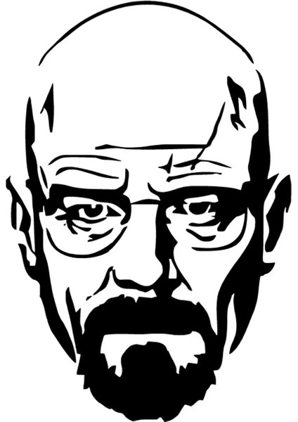 Walter White Sticker 10 x 15 cm