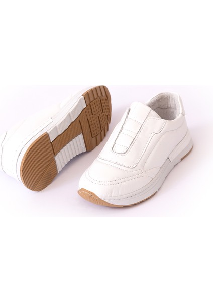 Hakiki Deri Kadın Sneaker Ayakkabı 25KHMS387 modelleri