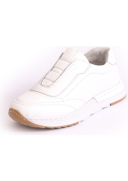 Hakiki Deri Kadın Sneaker Ayakkabı 25KHMS387 fiyatları