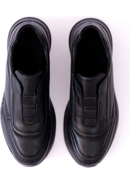 Hakiki Deri Kadın Sneaker Ayakkabı 25KHMS387 fırsatları