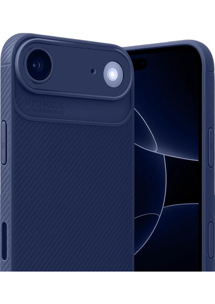 iPhone 17 Air Kılıf Focus Carbon Silikon Kapak