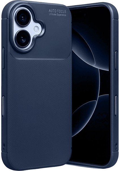 iPhone 17 Kılıf Focus Carbon Silikon Kapak