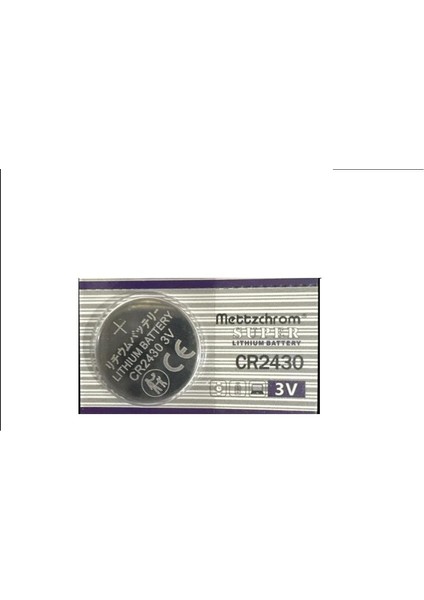 CR2430 3V Lityum Düğme Pil 1 Adet