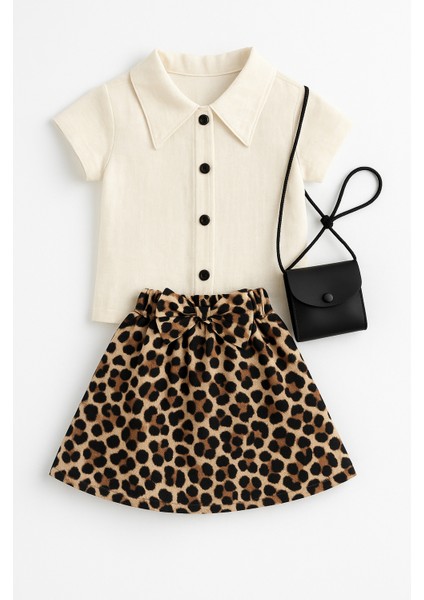 Gömlekli Çantalı Etek 3'lü Takım