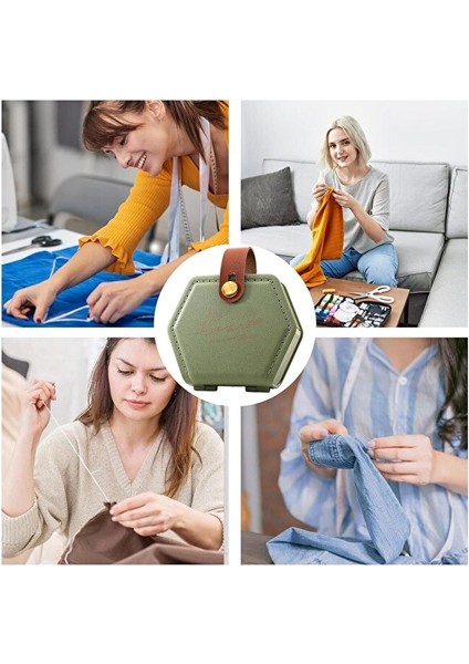Dikiş Seti Ev Seyahat Dikiş Aracı ve Makas, Iplik, Iğne, Mezura, Düğmeler Çeyiz Taşınabilir modelleri
