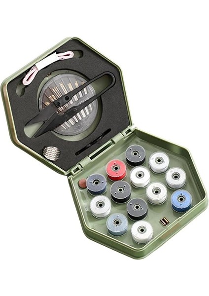 Dikiş Seti Ev Seyahat Dikiş Aracı ve Makas, Iplik, Iğne, Mezura, Düğmeler Çeyiz Taşınabilir indirimleri