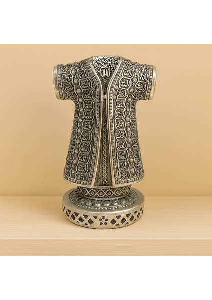 Allah'ın 99 Ismi Yazılı Gold Gümüş Osmanlı Kaftan Biblo 18X10 modelleri