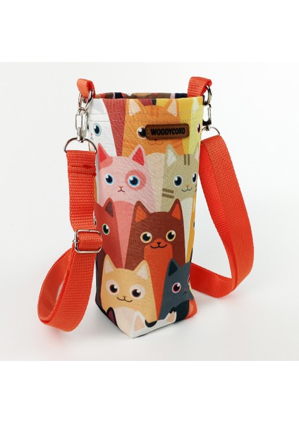1 Litrelik Tasarım Matara Su Şişesi Taşıma Çantası Bottle Bag