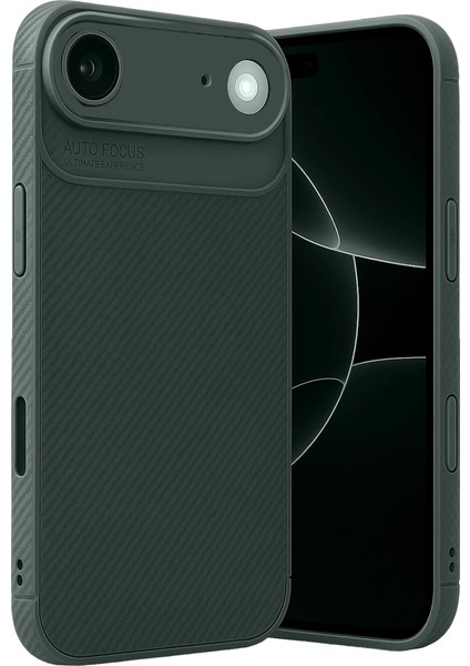 iPhone 17 Air Kılıf Focus Carbon Silikon Kapak