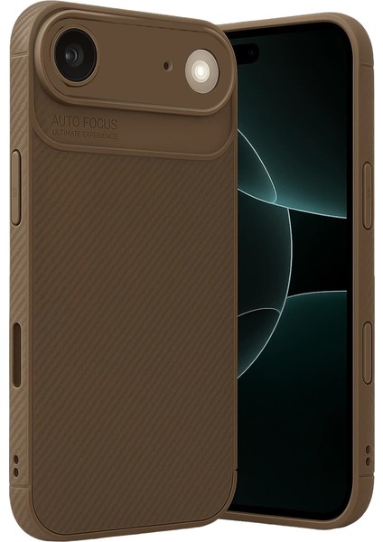 iPhone 17 Air Kılıf Focus Carbon Silikon Kapak