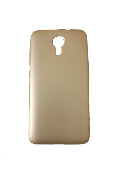 ESLIFETECH26 General Mobile Gm 5 Uyumlu Silikon Arka Koruma Kılıf Altın/gold