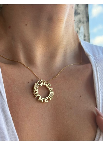 925 Gümüş | Isim - Tarih Çemberi Istediğini Yazdır Kolye fiyatları