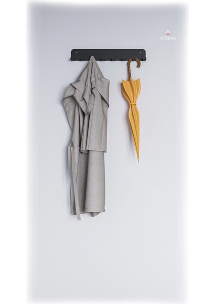 Ultra Güçlü Yapışkanlı Metal Siyah Kapı Arkası Askılık Duvar Askılığı Banyo Mutfak Oda Askılığı