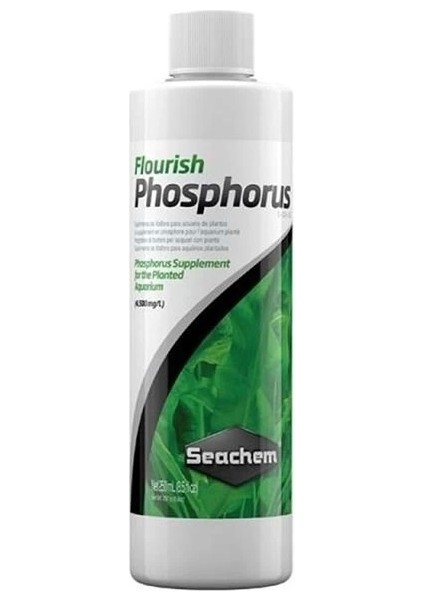 Seachem Flourish Phosphorus Akvaryum Bitkileri Için Fosfat Takviyesi 250 ml