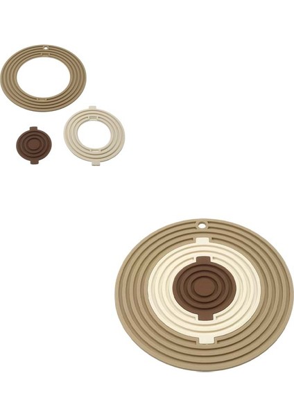 Ayrılabilir 3 Lü Yuvarlak Silikon Nihale 3 Boy 3 Renk Kolay Ayrılabilir Silikon Nihale