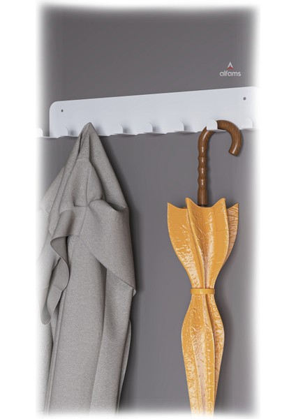 Ultra Güçlü Yapışkanlı Metal Beyaz Kapı Arkası Askılık Duvar Askılığı Banyo Mutfak Oda Askılığı